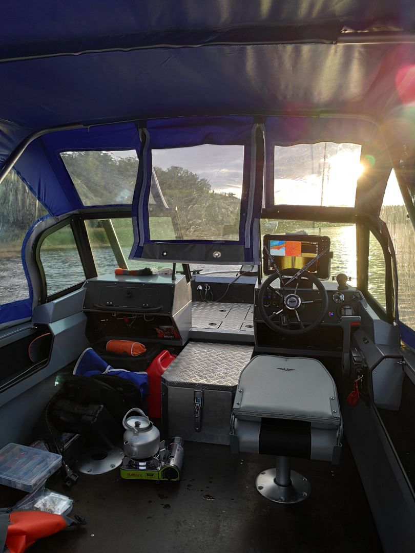 Моя первая моторная лодка:)